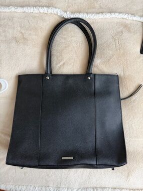 Rebecca Minkoff Black Saffiano Tote